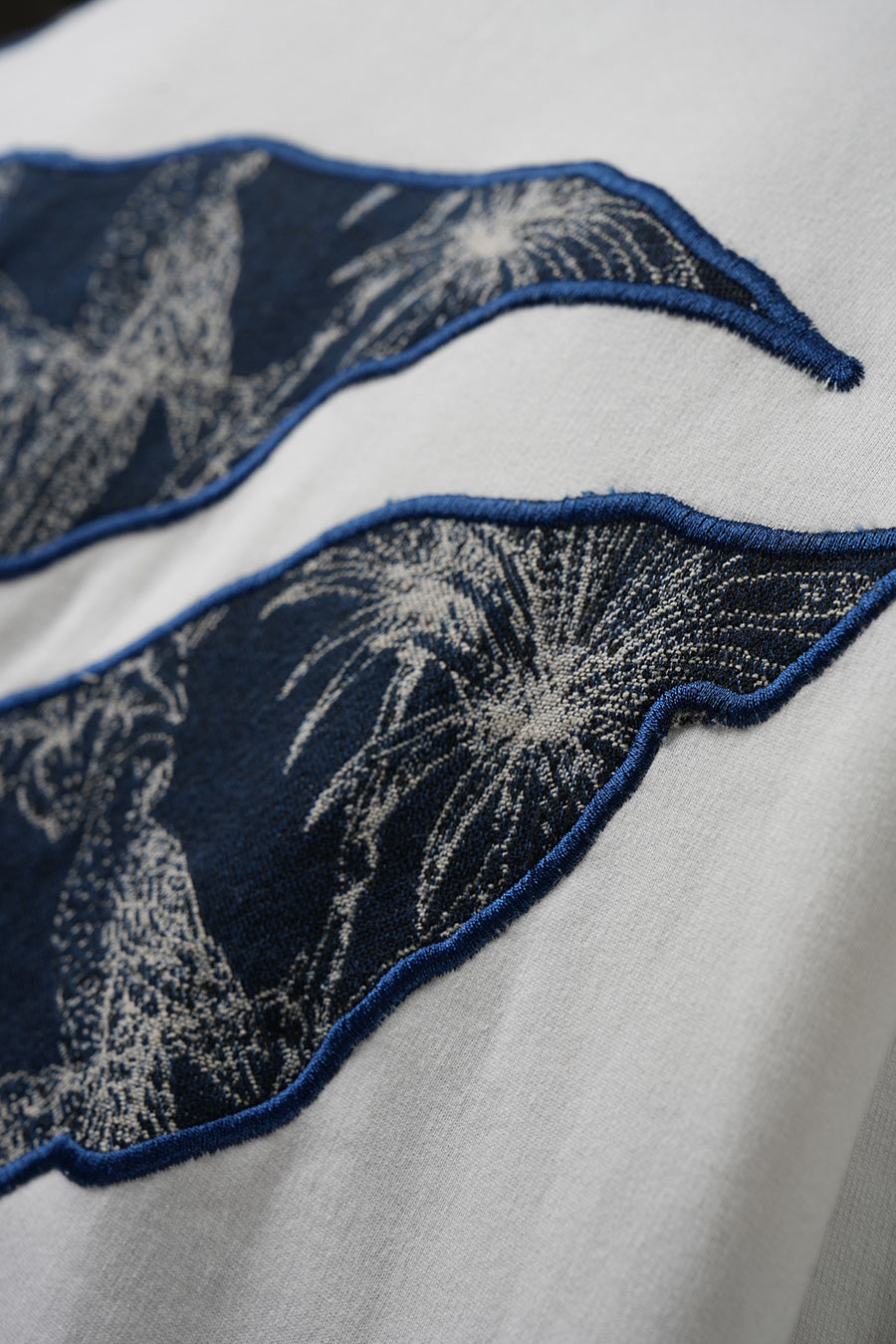 Jacquard Layers Tee - White