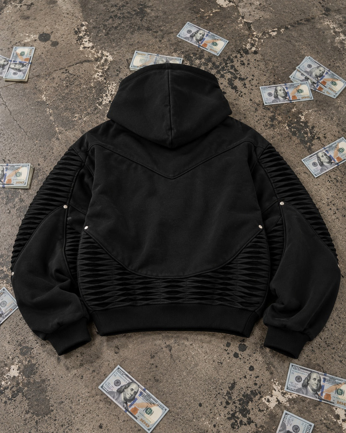 Utility Pocket Zip-Up Hoodie