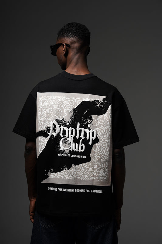 Black Paisley Tee