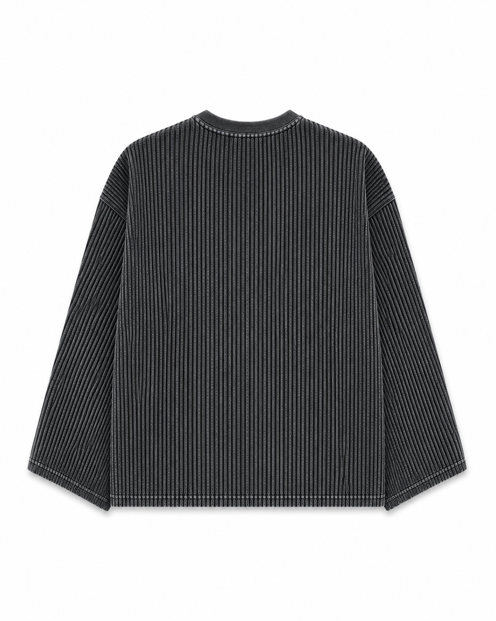 Dark Grey Waffle Tee