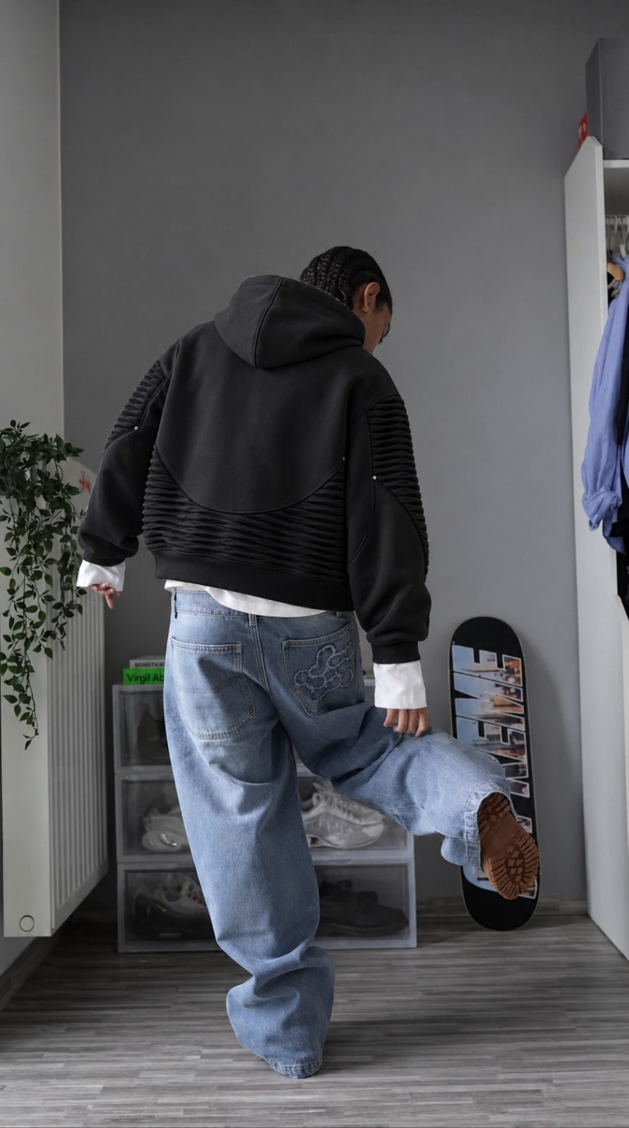 Utility Pocket Zip-Up Hoodie