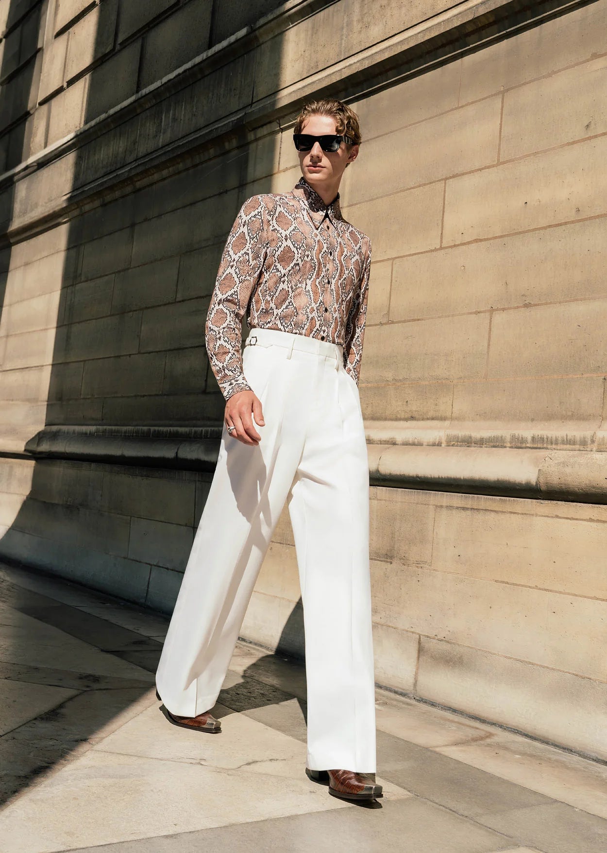 White Gurkha Pants