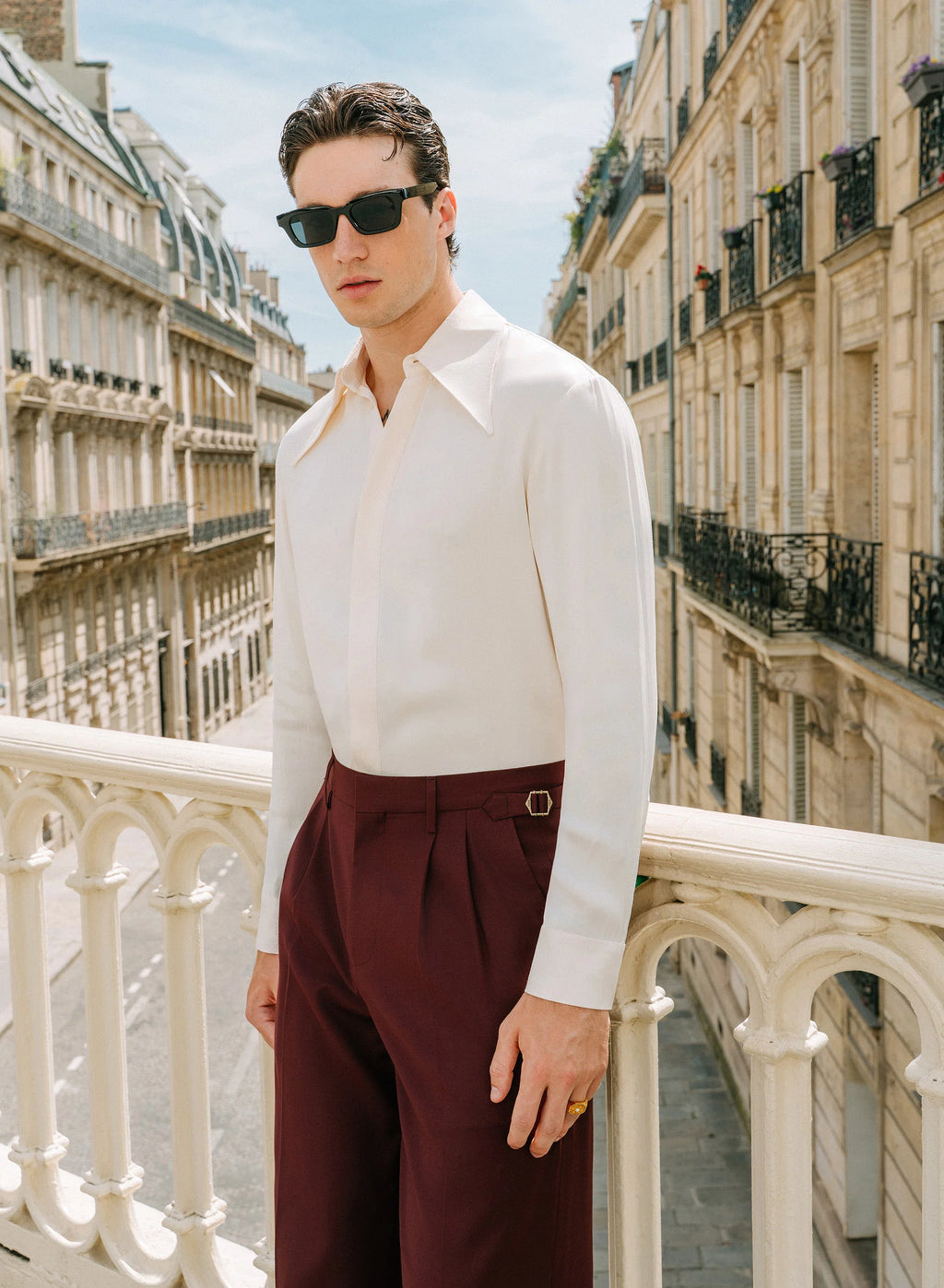 Cherry Red Gurkha Pants