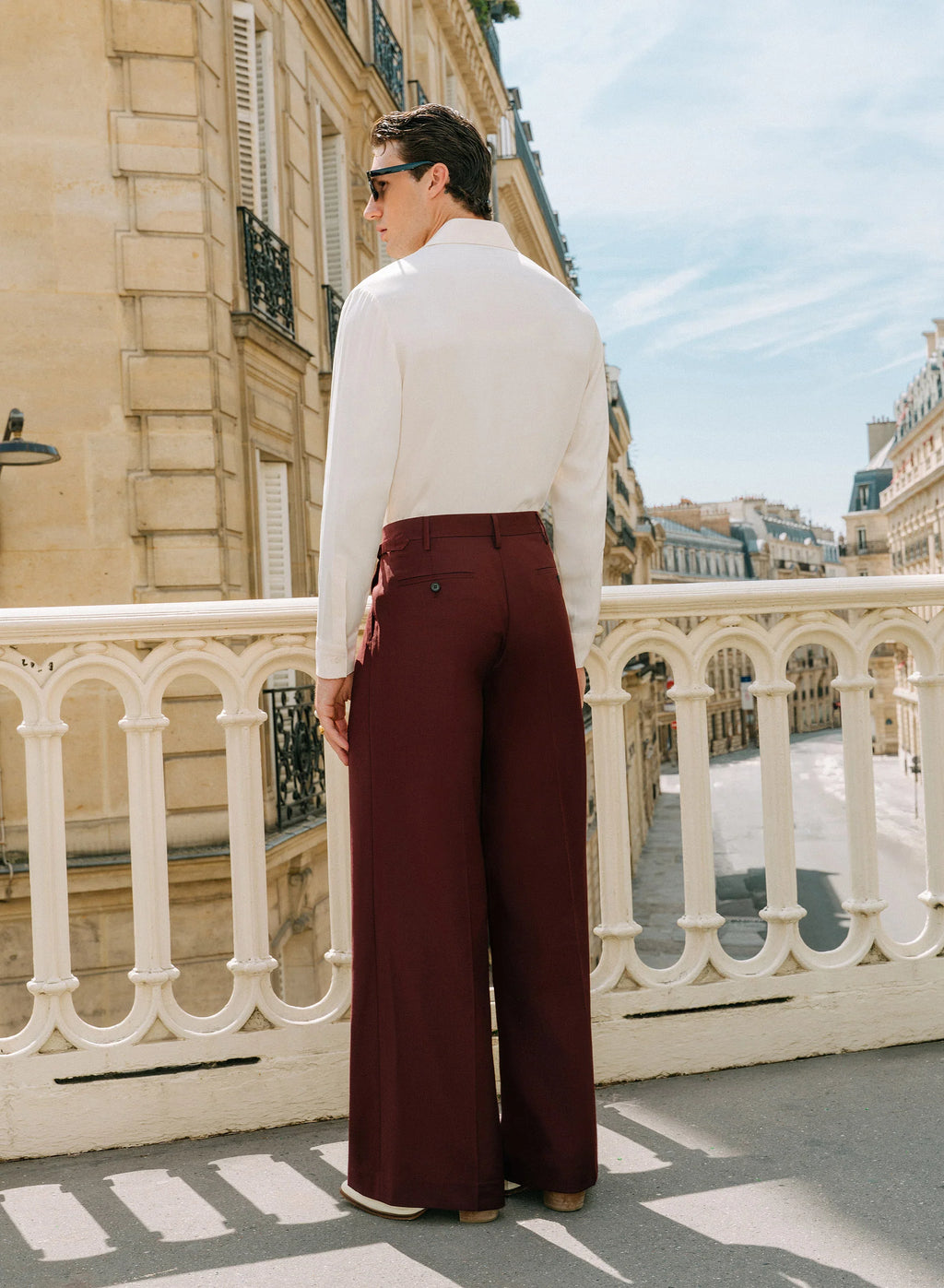 Cherry Red Gurkha Pants