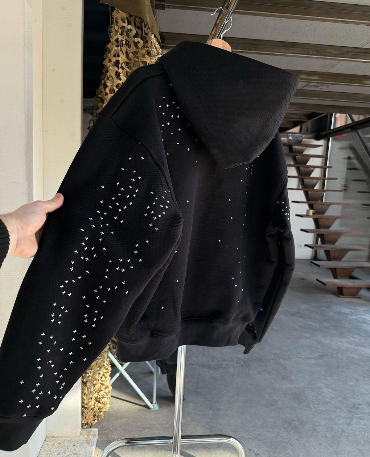 Faded Star Zip-Up Hoodie