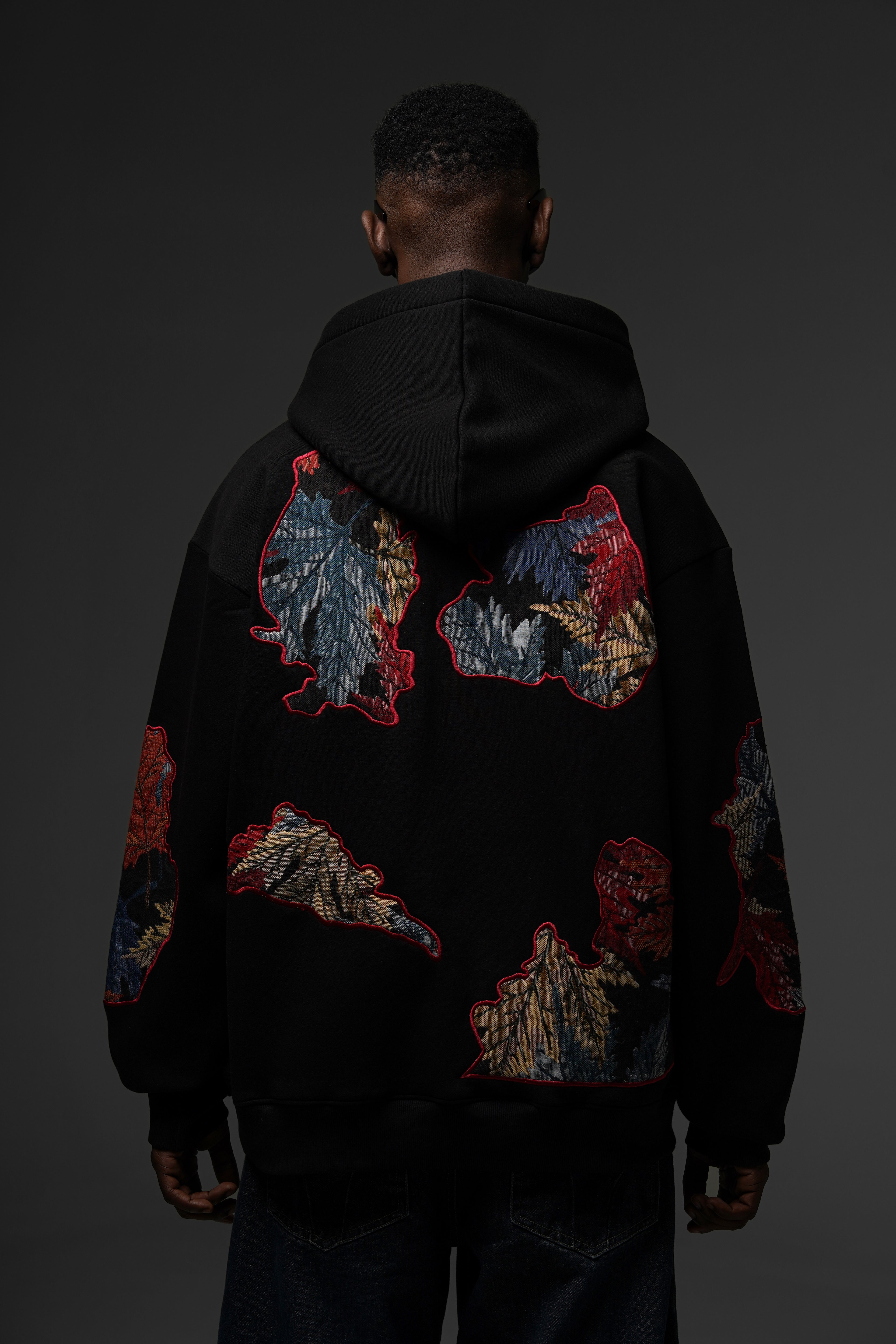 Jacquard Layers Hoodie