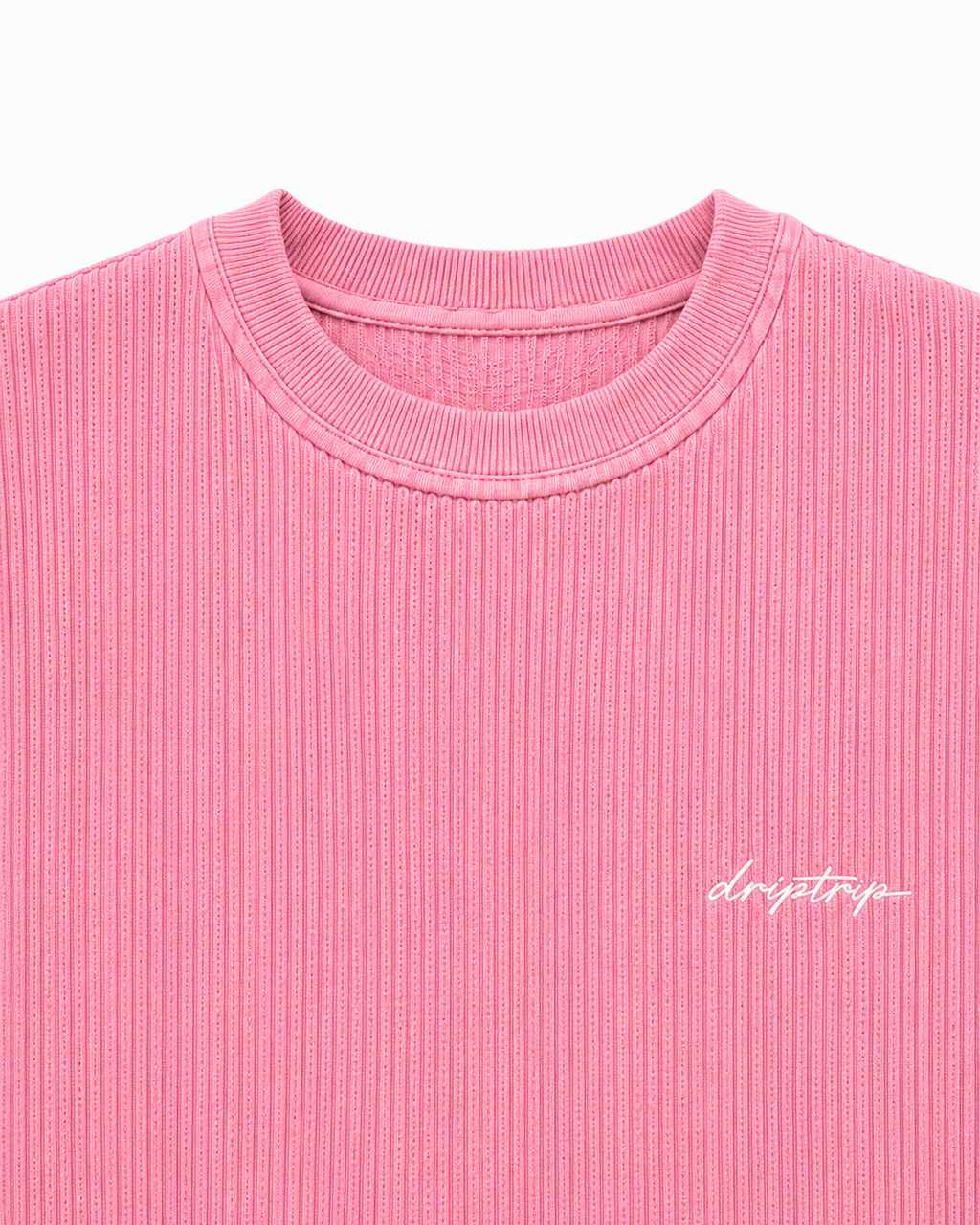 Dusty Pink Waffle Tee