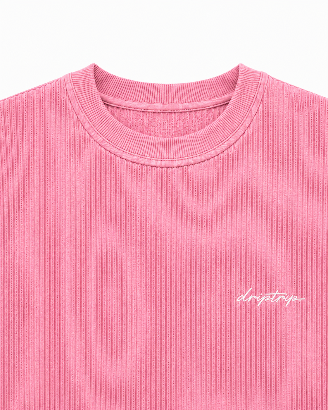 Dusty Pink Waffle Tee