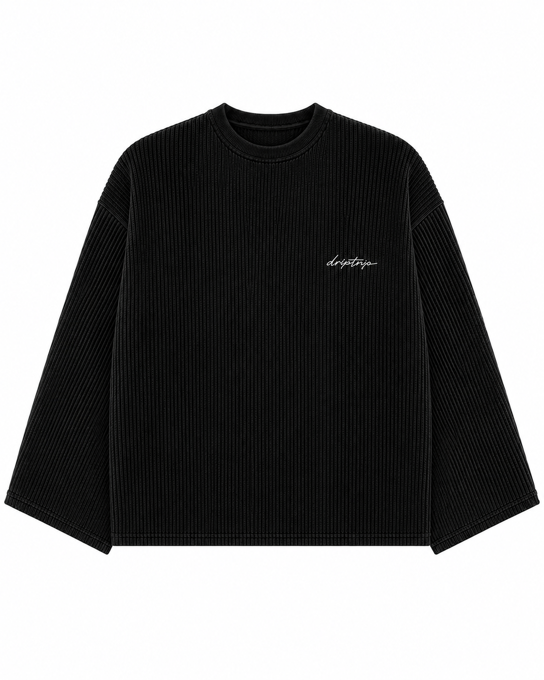 Black Waffle Tee