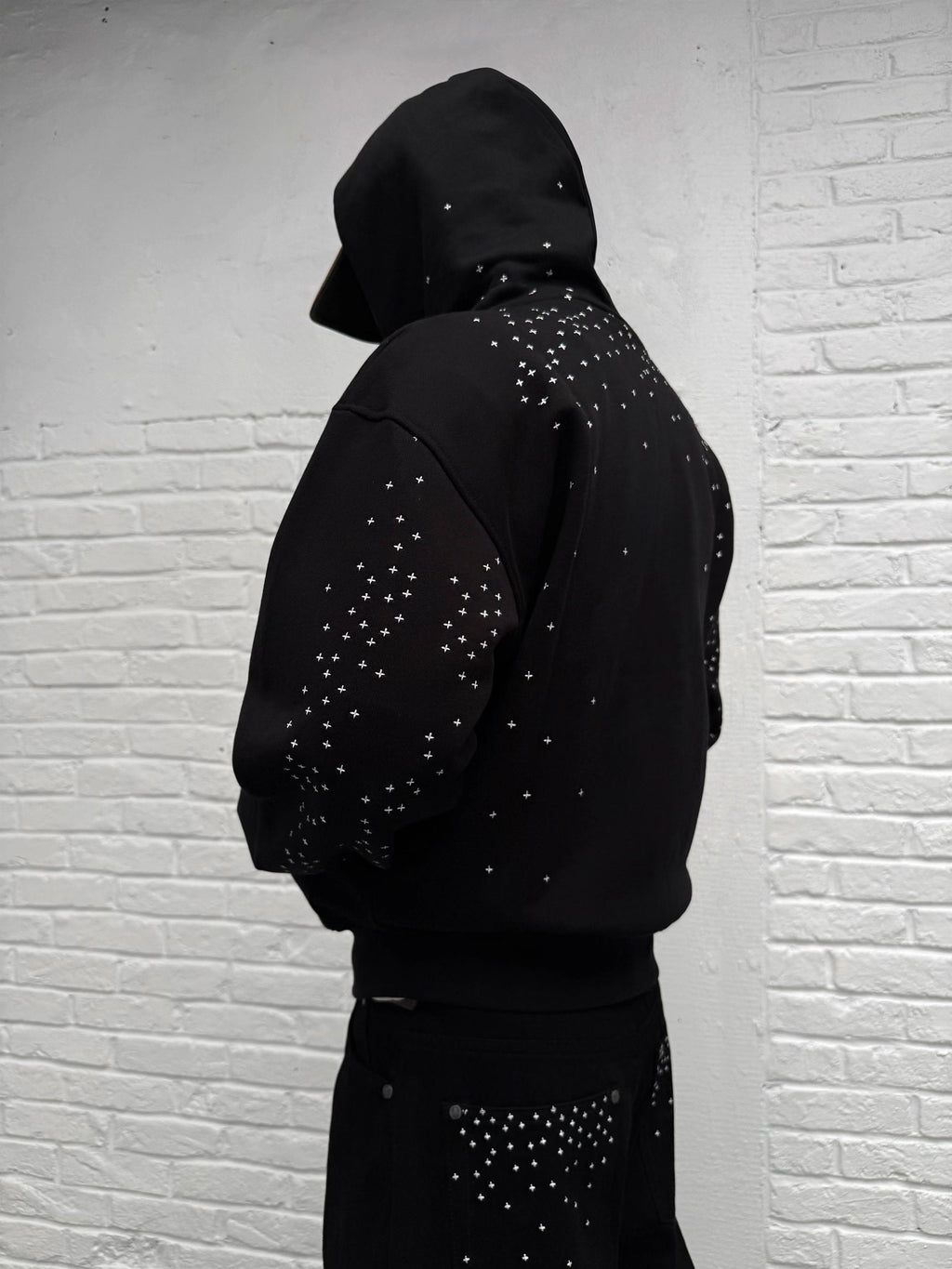 Faded Star Zip-Up Hoodie