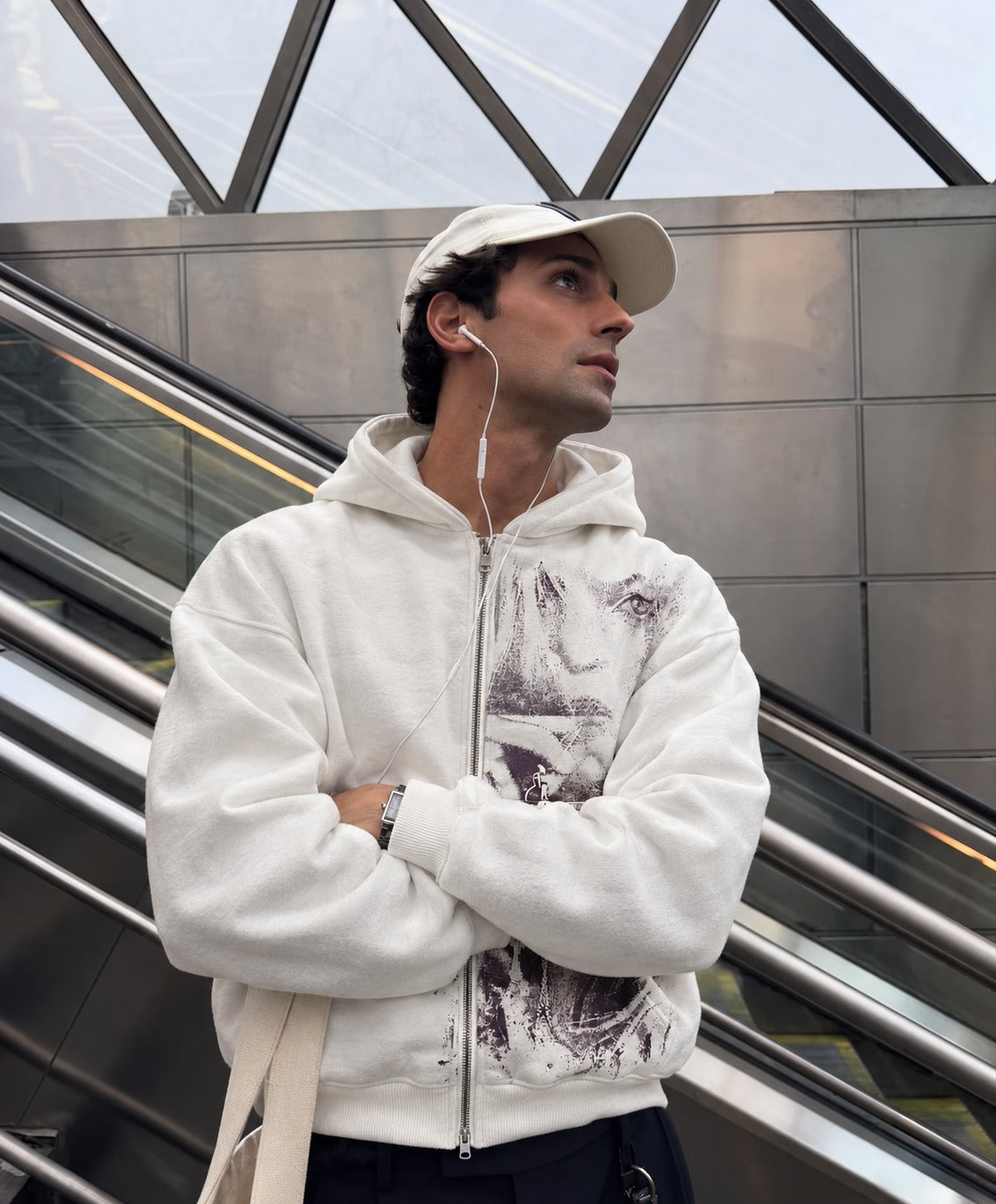 Violet Archive Zip-Up Hoodie