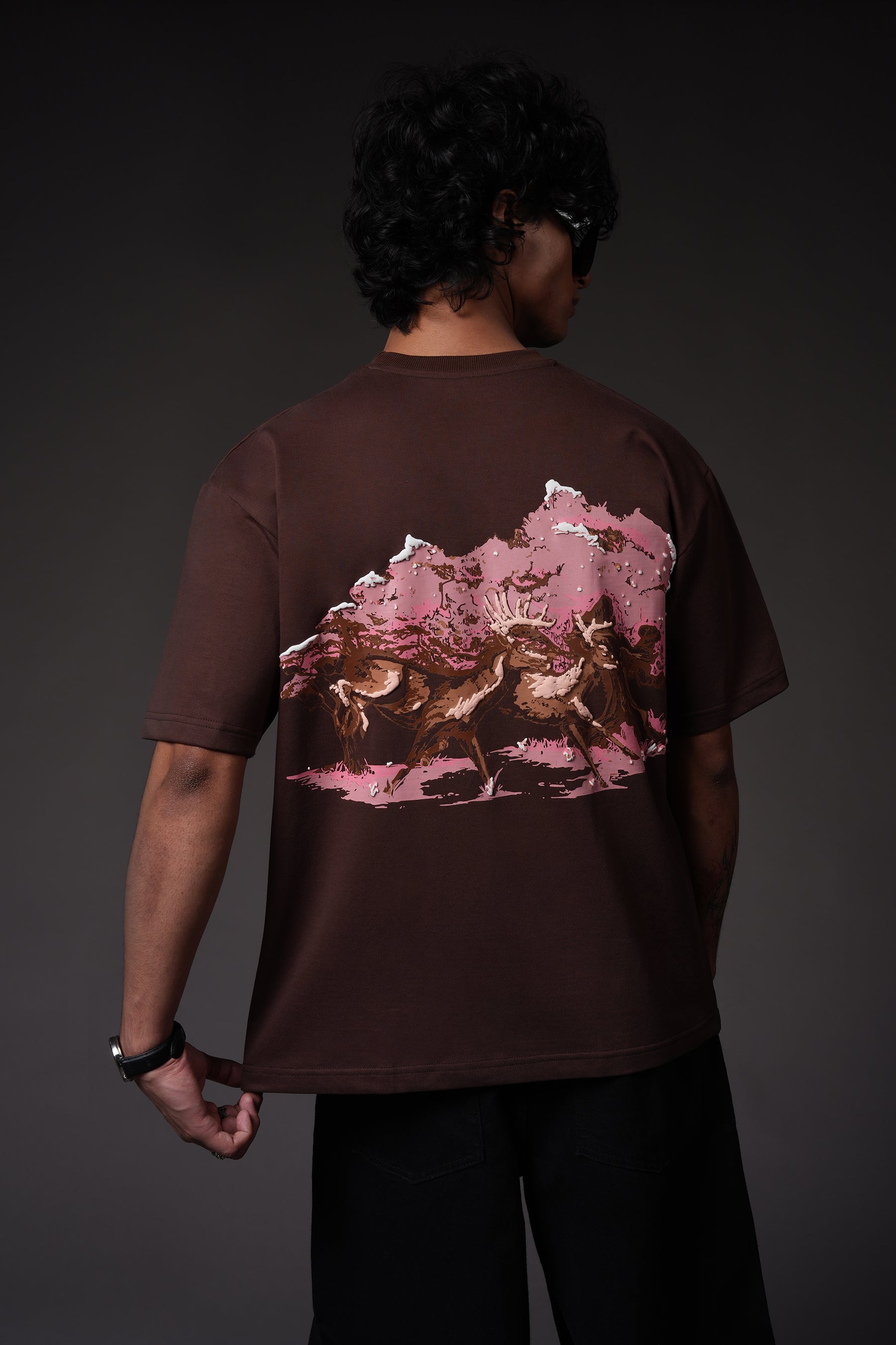Brown Stag Tee