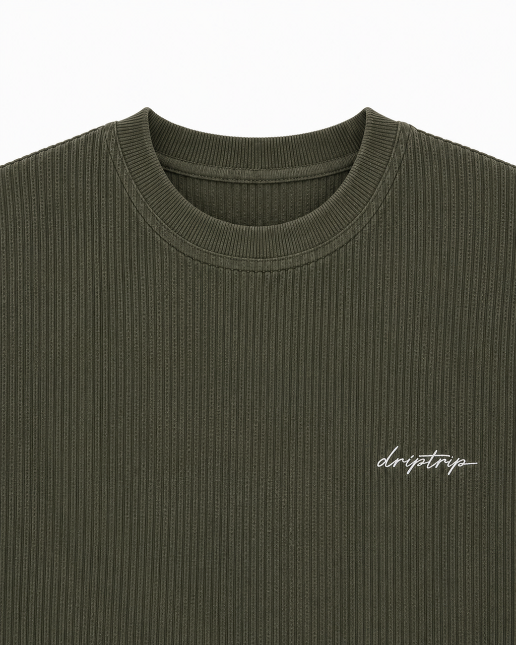 Camouflage Green Waffle Tee