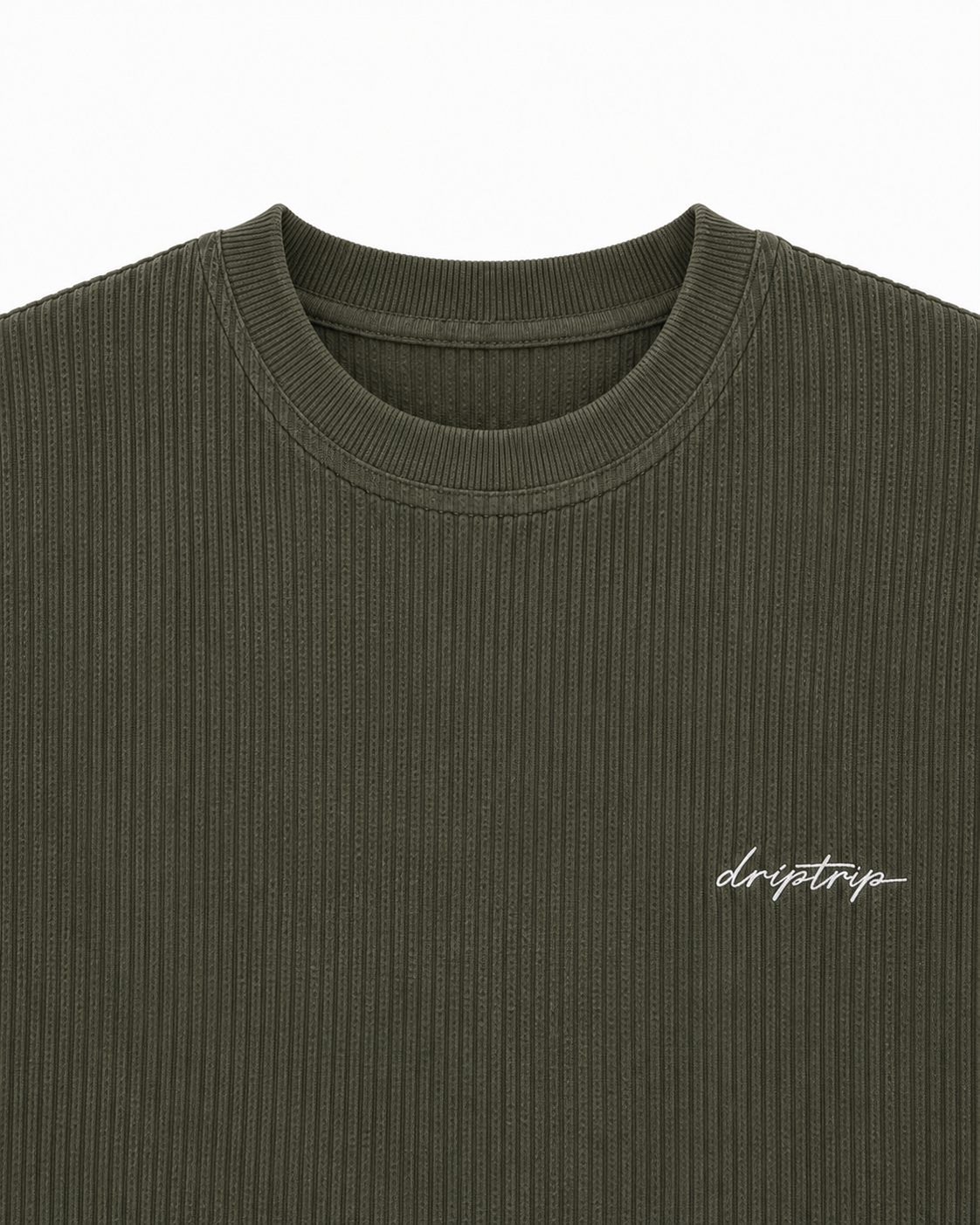 Camouflage Green Waffle Tee