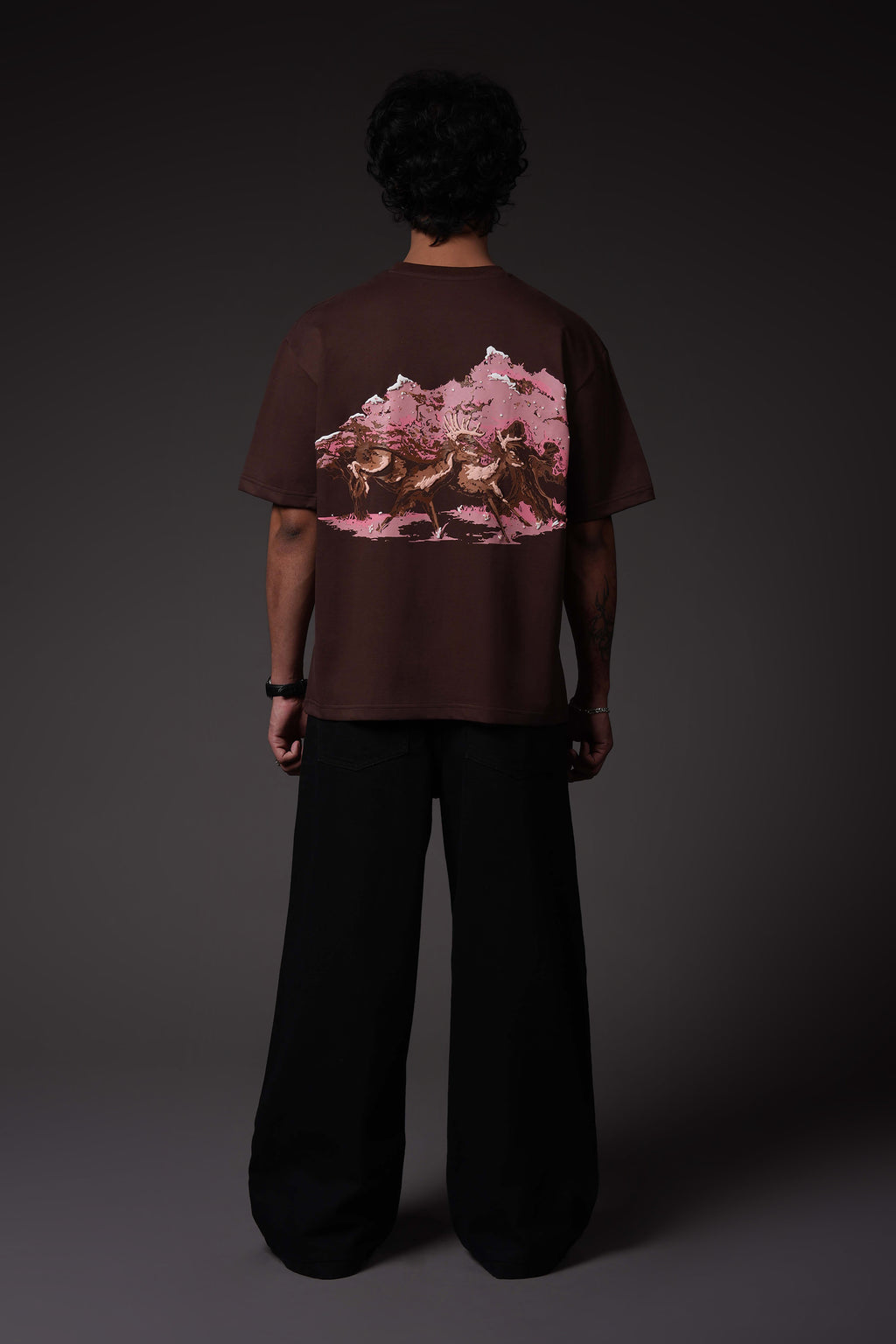 Brown Stag Tee