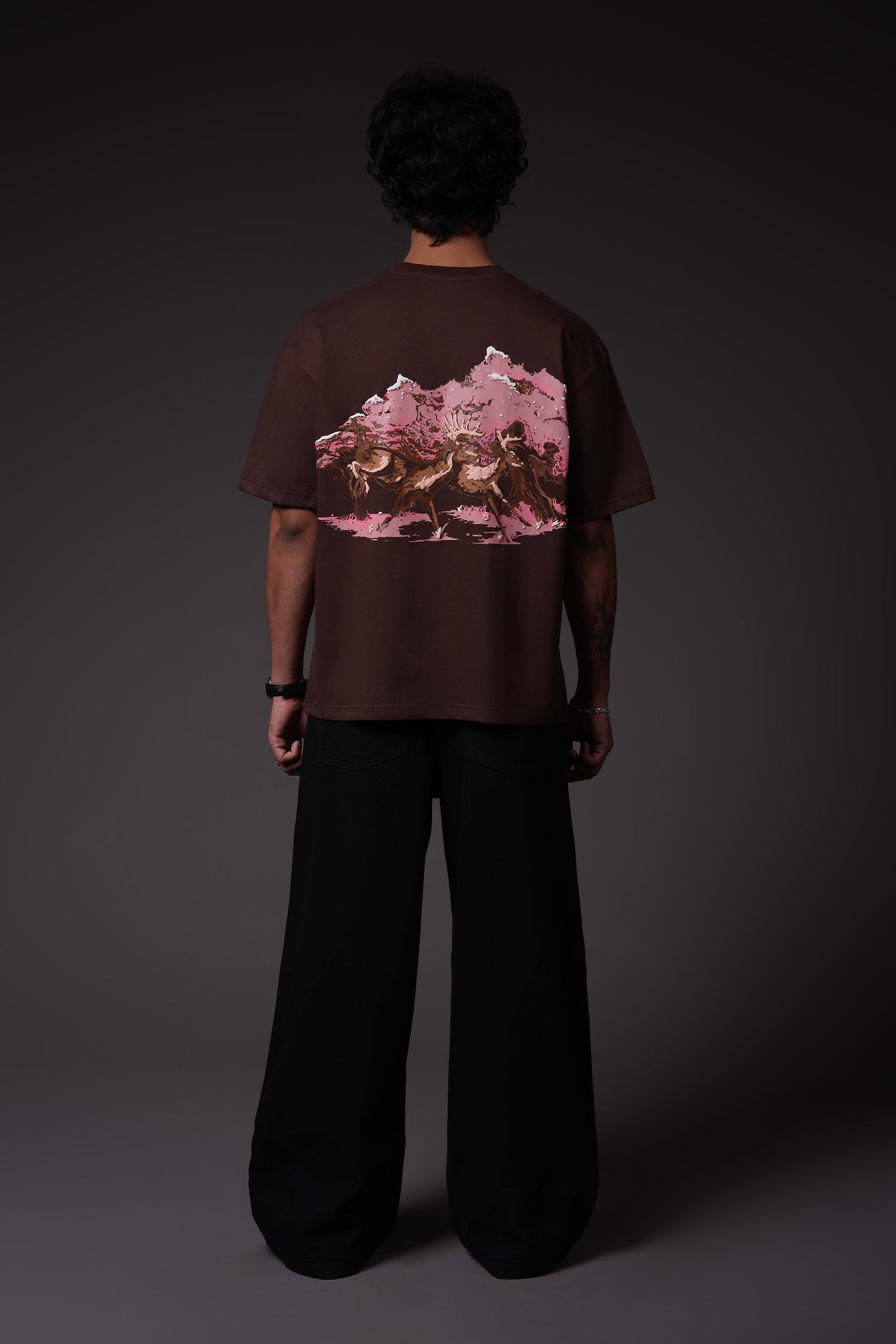 Brown Stag Tee