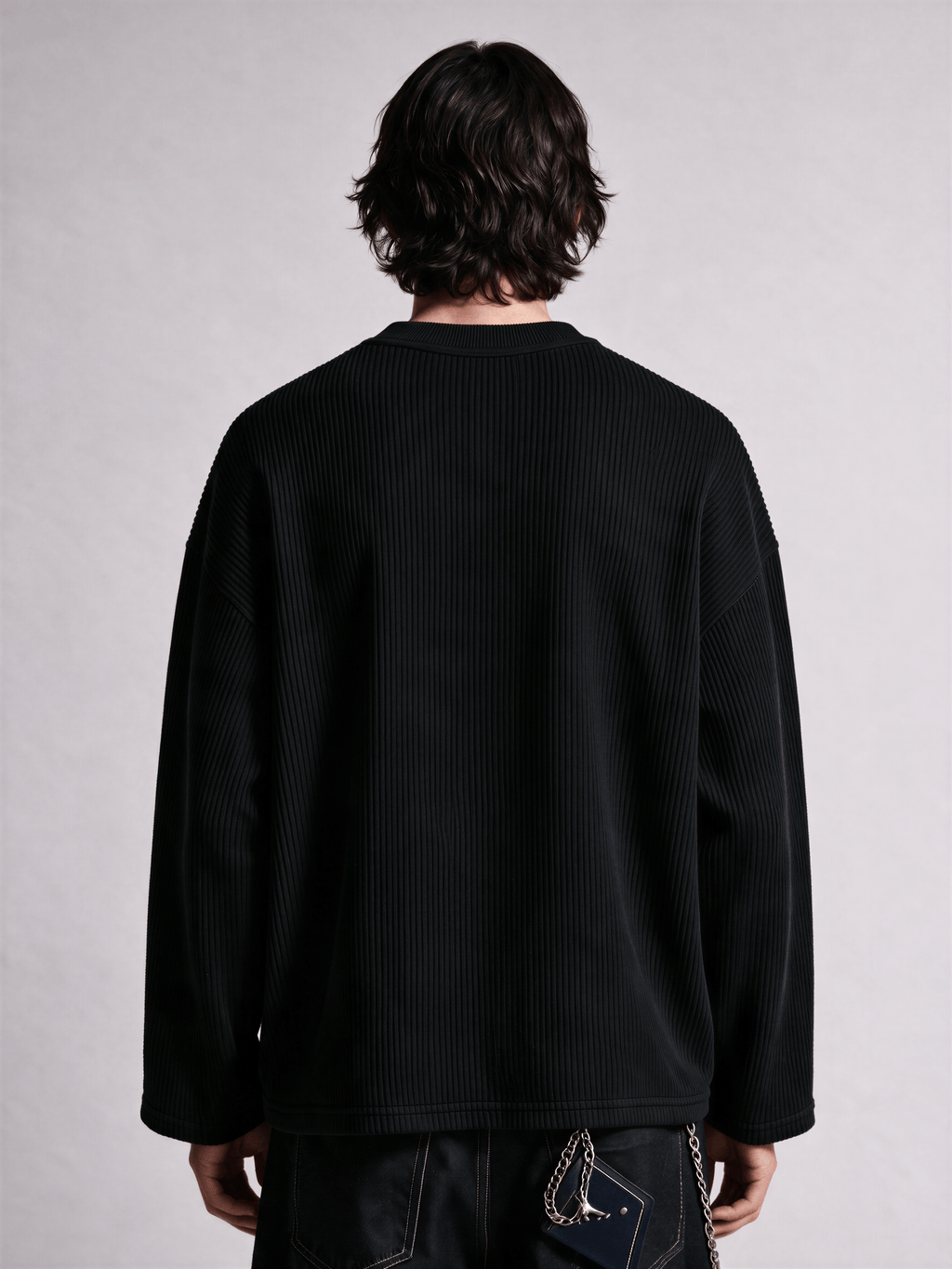 Black Waffle Tee