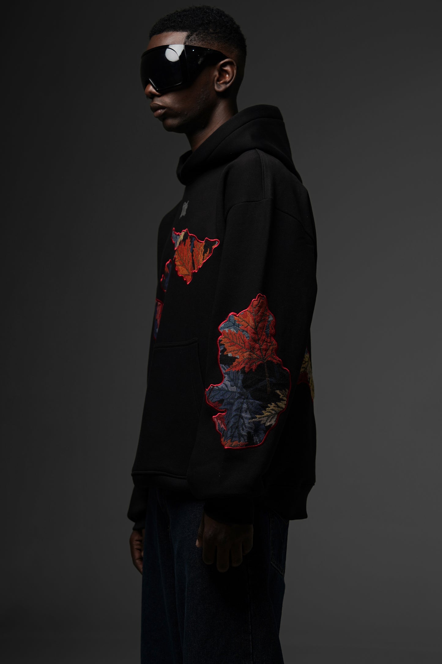 Jacquard Layers Hoodie