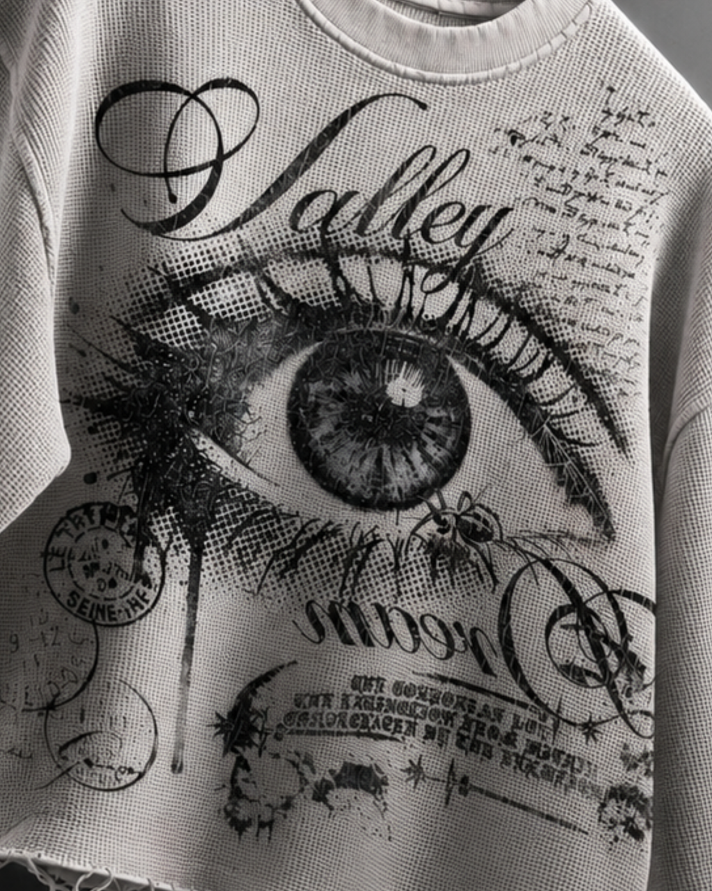 Burnt Vision Waffle Tee