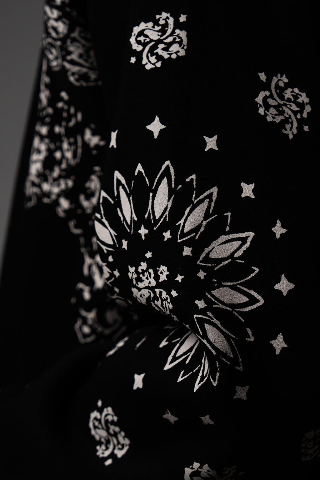 Black Paisley Hoodie