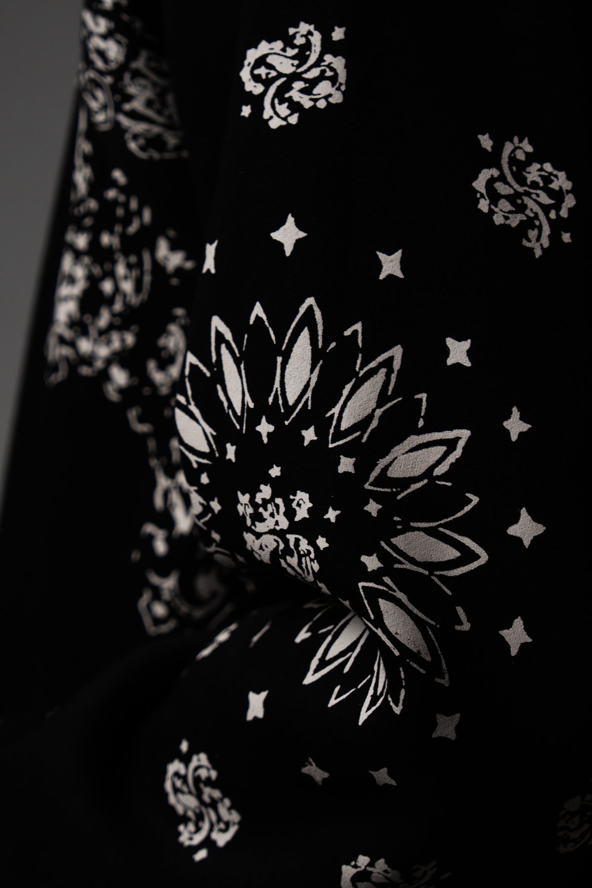 Black Paisley Hoodie