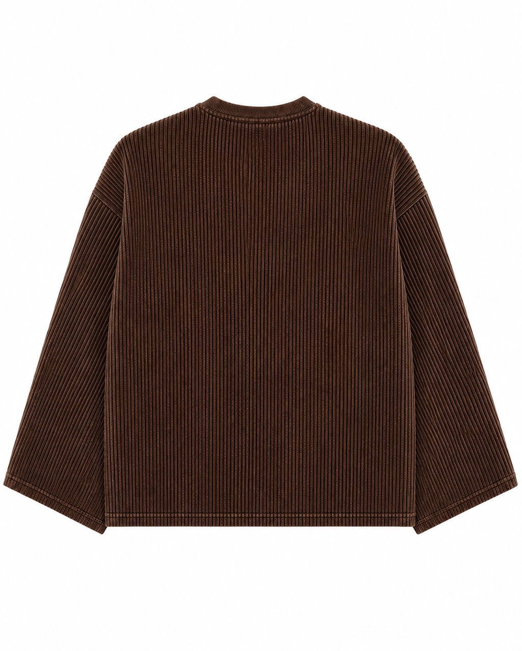 Brown Waffle Tee