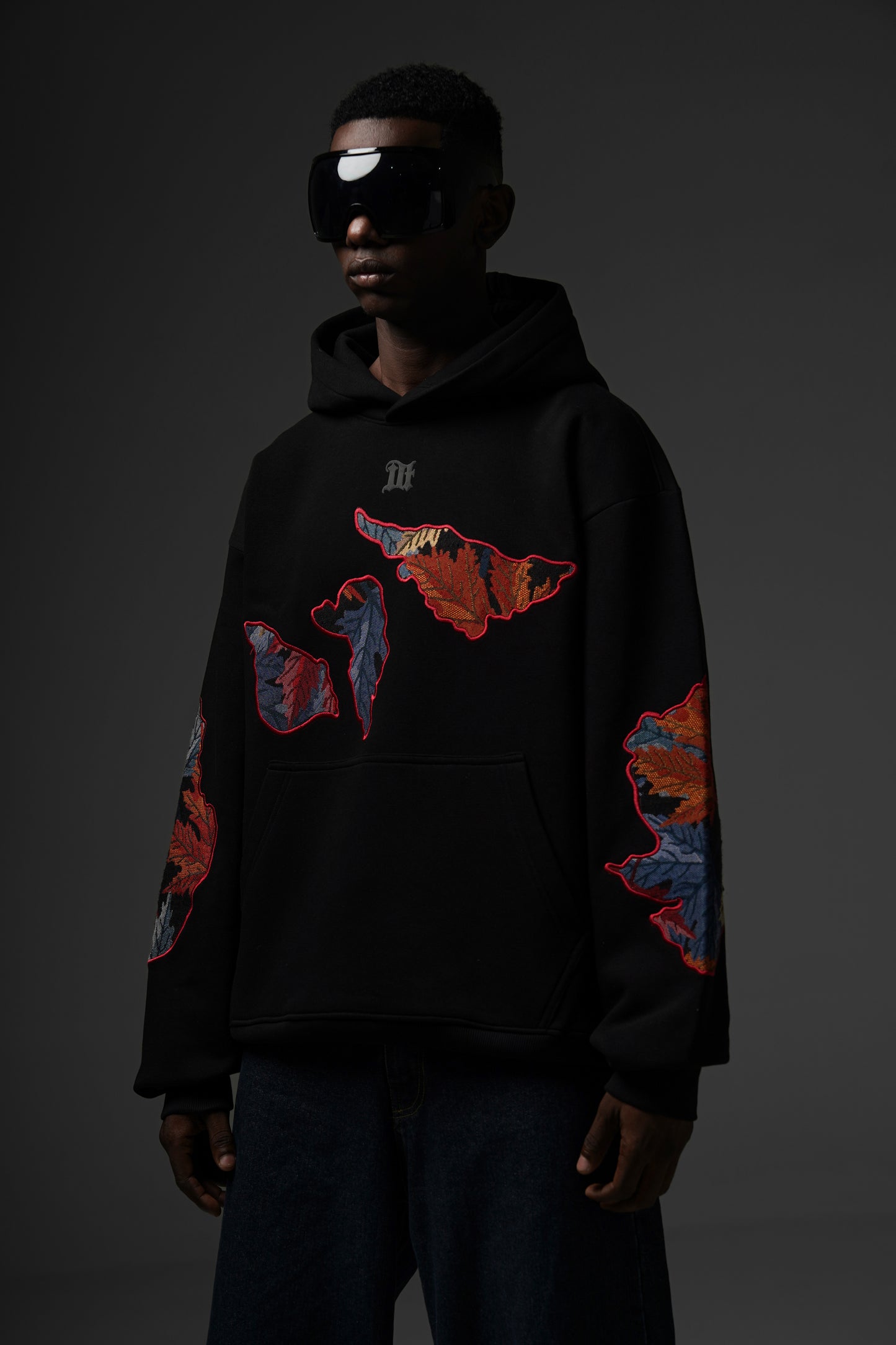 Jacquard Layers Hoodie