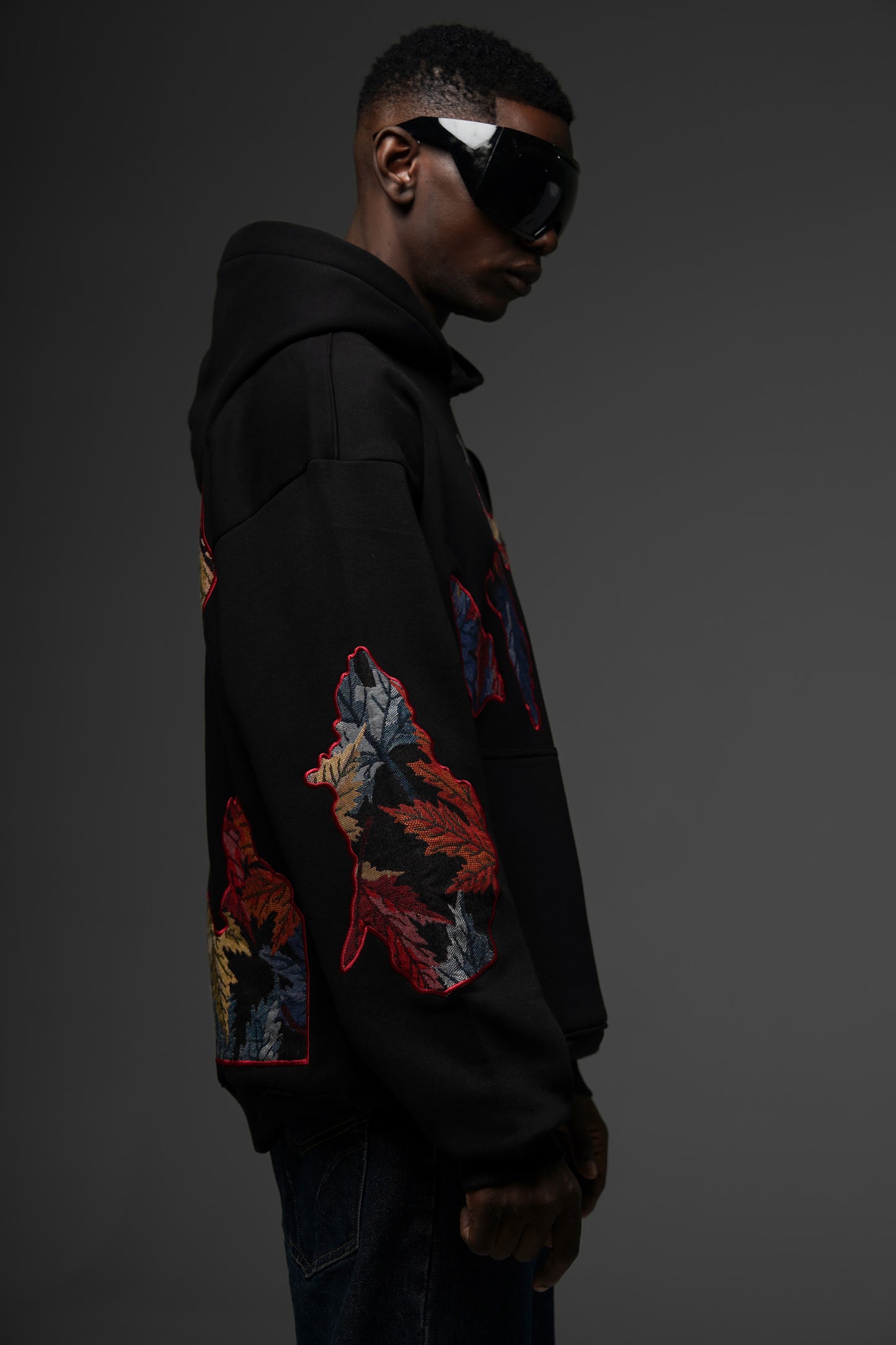 Jacquard Layers Hoodie