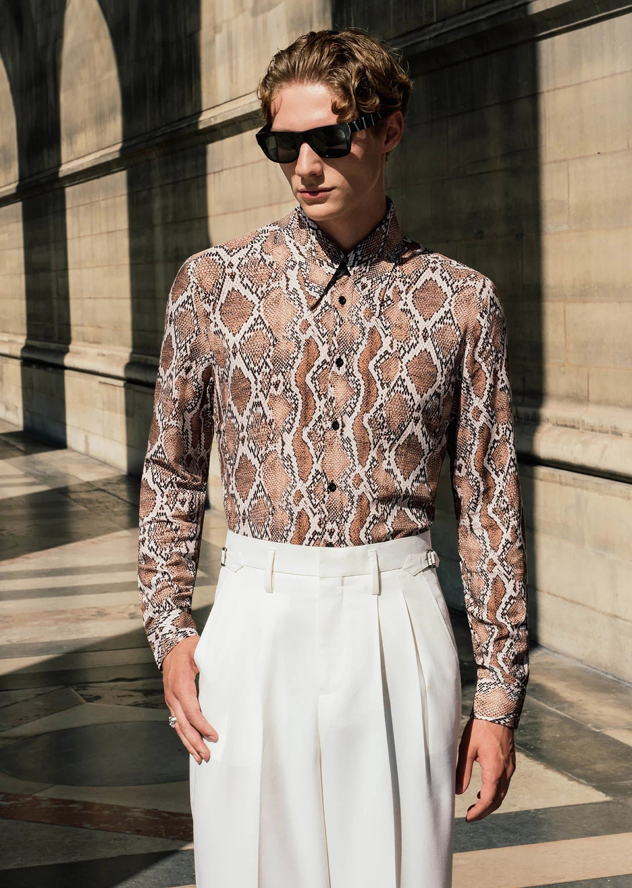 White Gurkha Pants