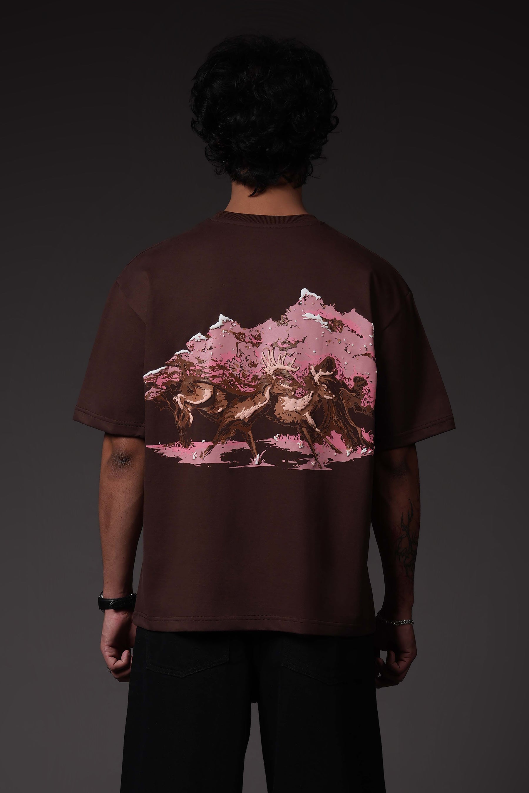 Brown Stag Tee