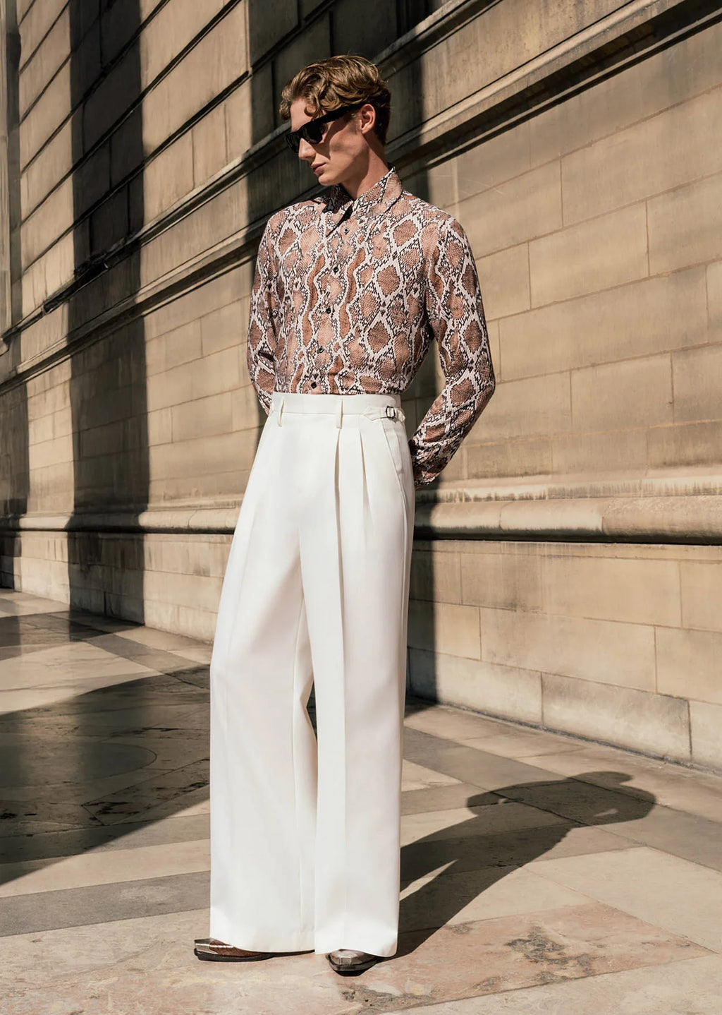 White Gurkha Pants