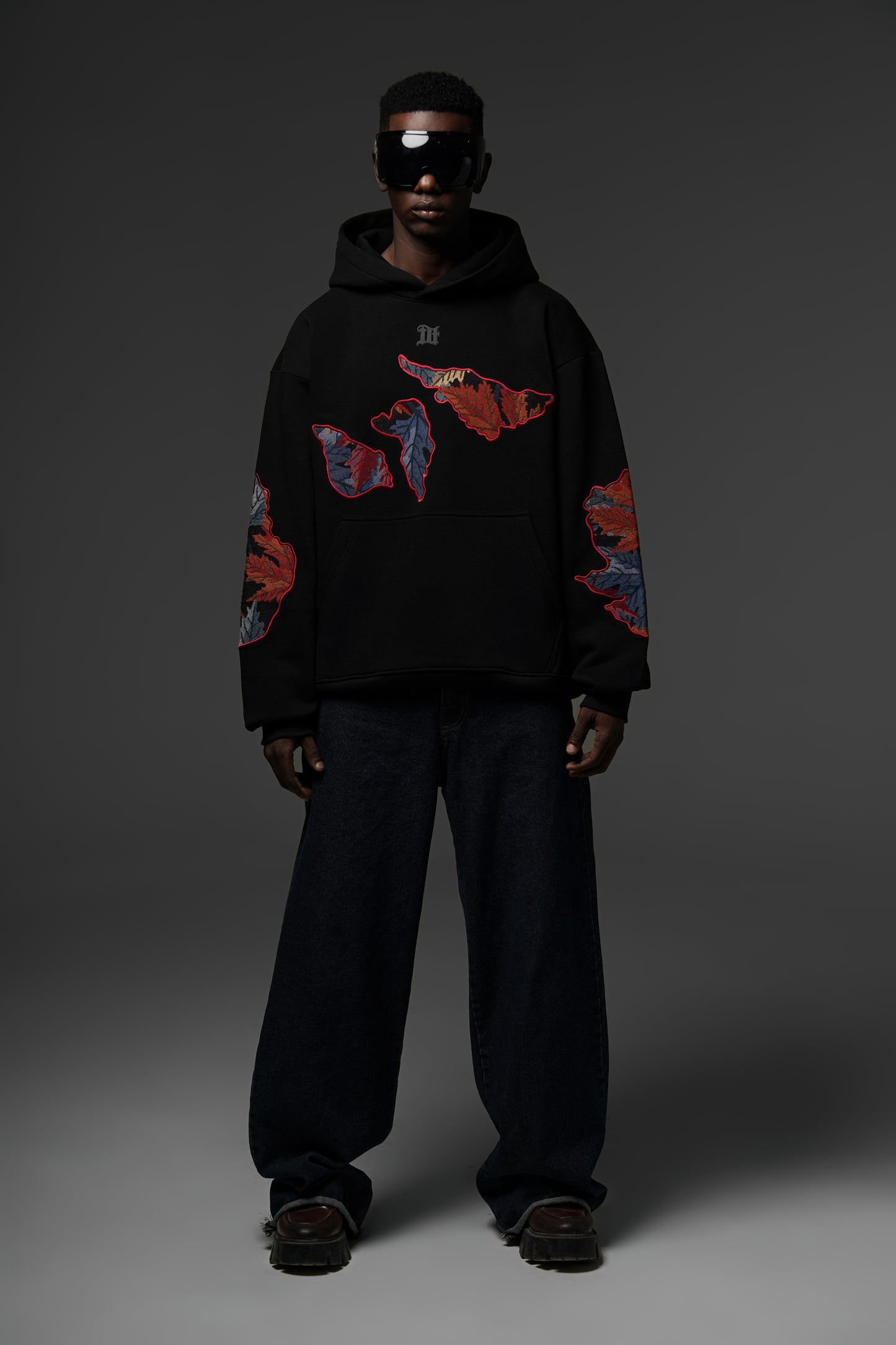 Jacquard Layers Hoodie