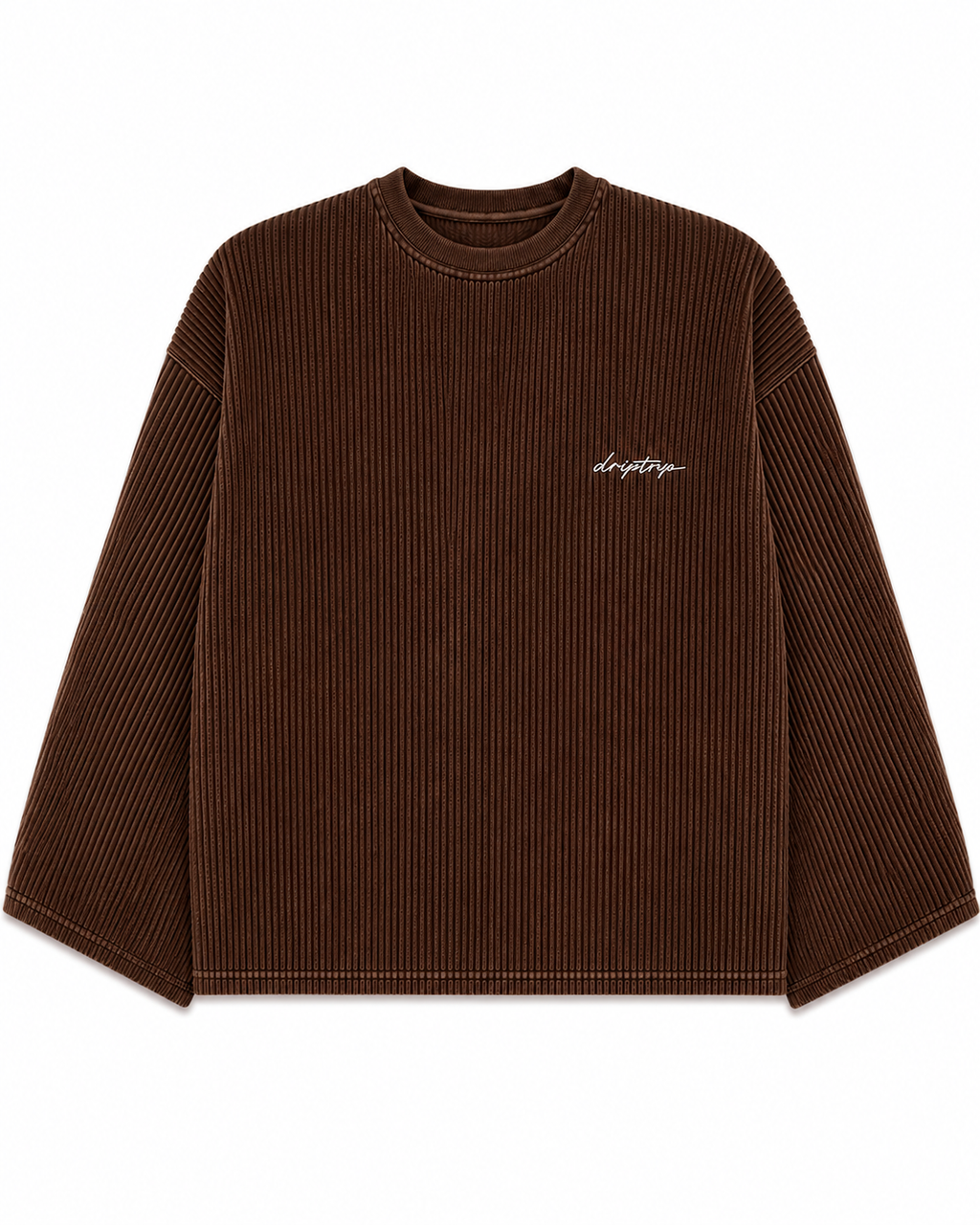 Brown Waffle Tee