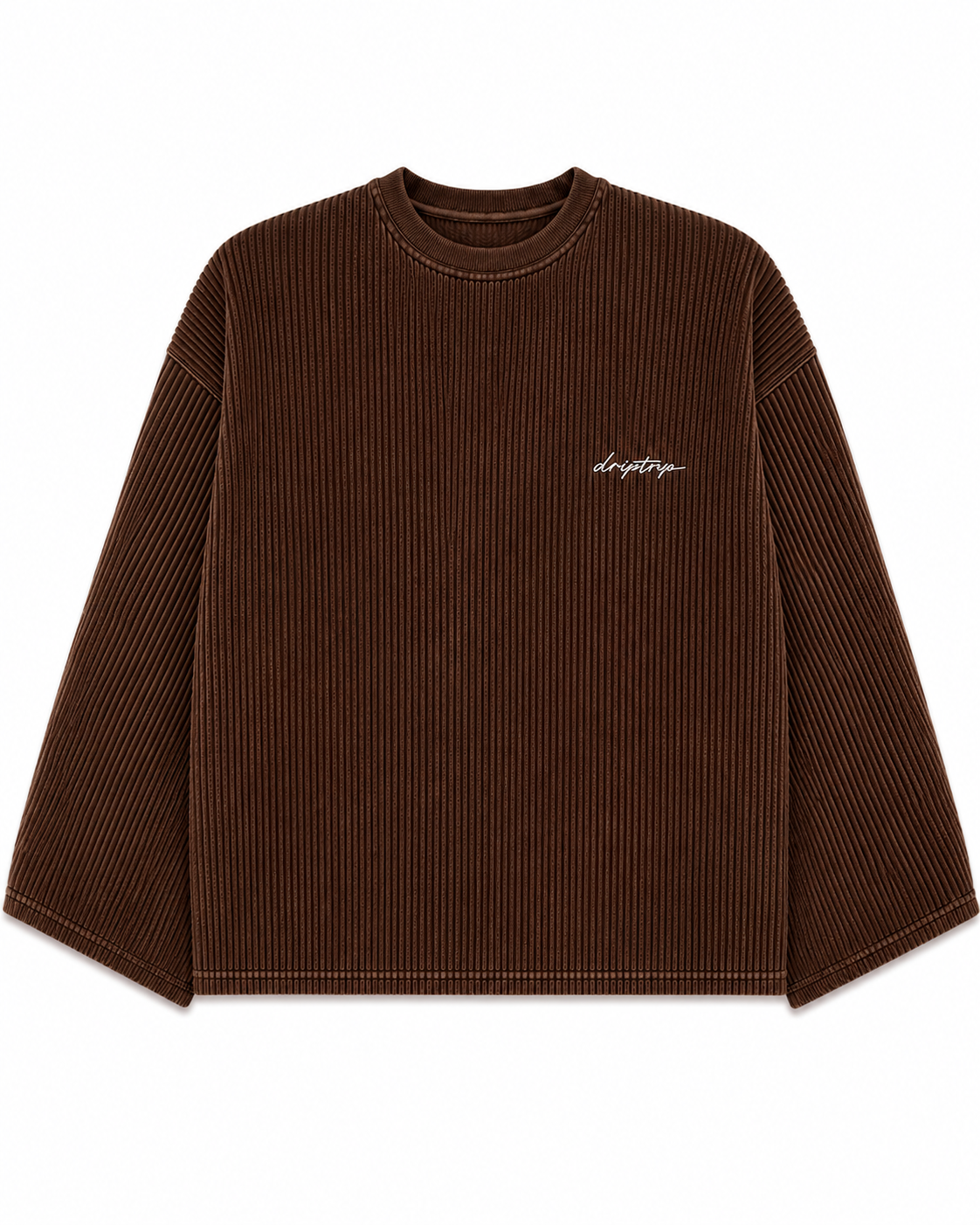 Brown Waffle Tee